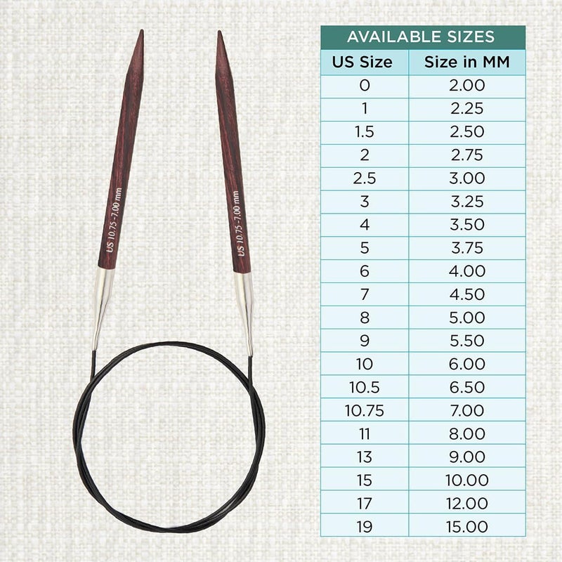 Knit Pro Dreamz Fixed Circular Needles 32" (80cm) | US Size 10.75 (7mm) - Image 4